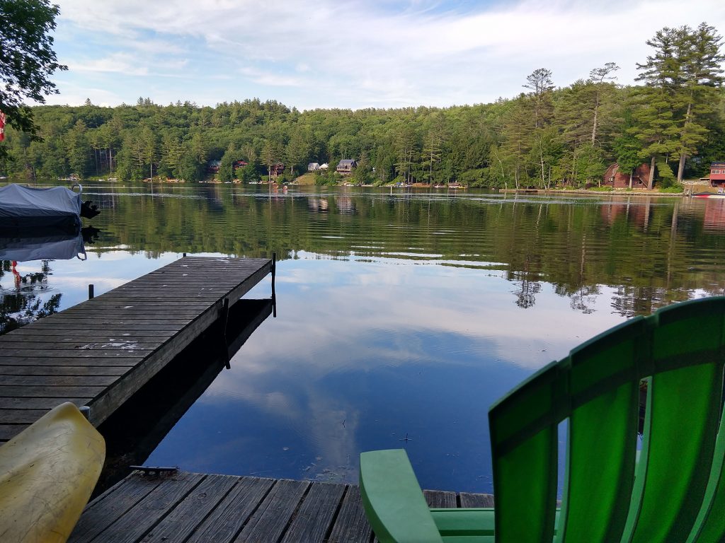 Relaxing at the dock