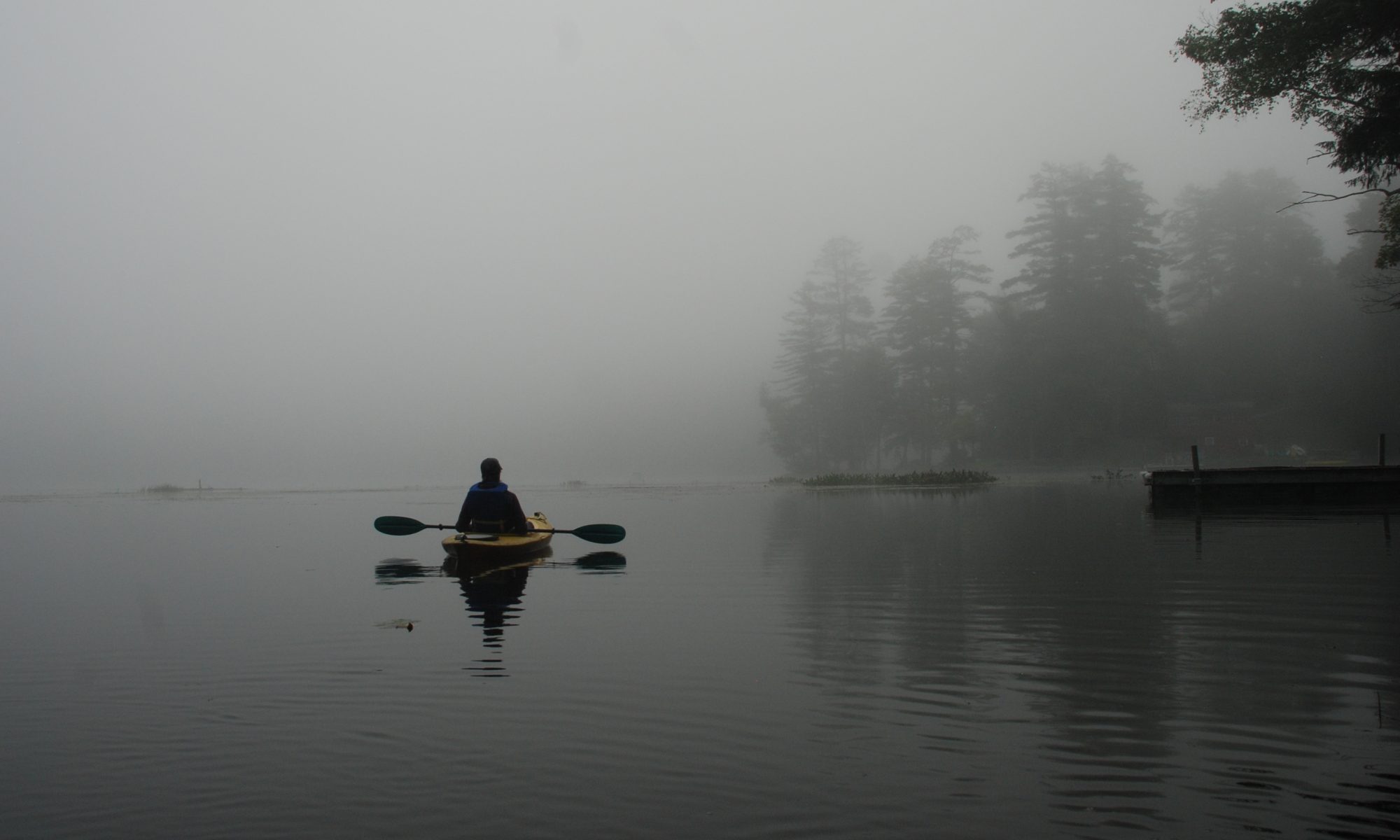 Kayaking on Lake Rescue